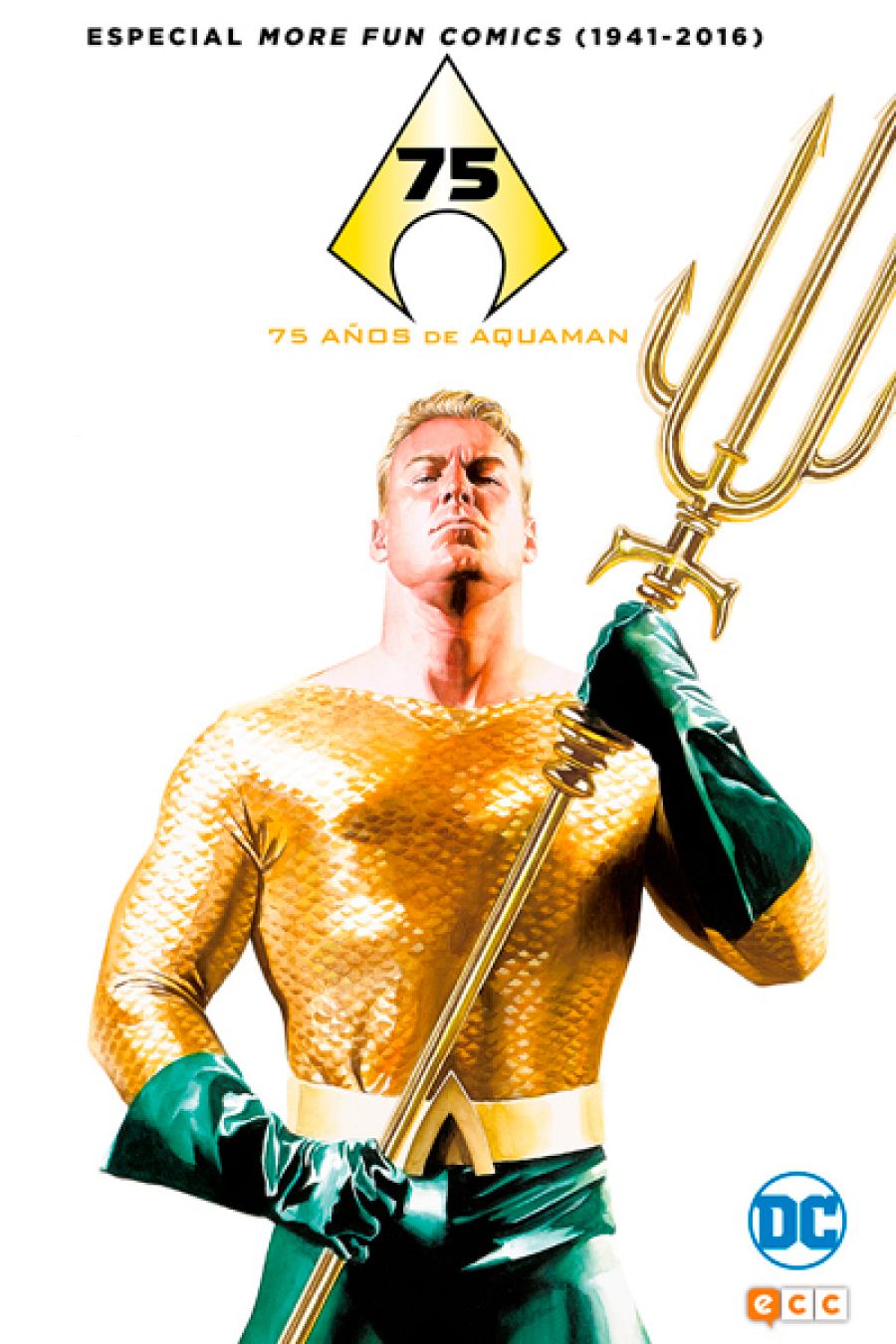 Portada de '75 años de Aquaman. Especial More Fun Comics (1941-2016)'