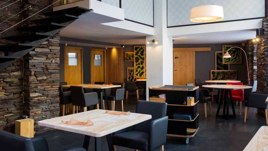 Interior del restaurante Acánthum, del chef Xanty Elías.
