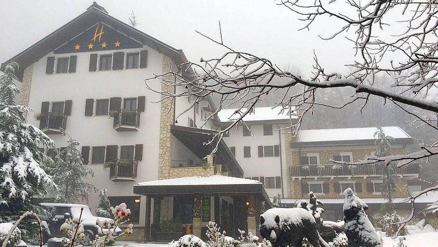 El hotel Rigopiano, en los Abruzzos italianos, en una imagen de su página en Facebook