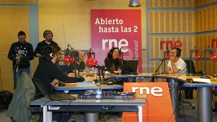 Un momento del programa con El Langui