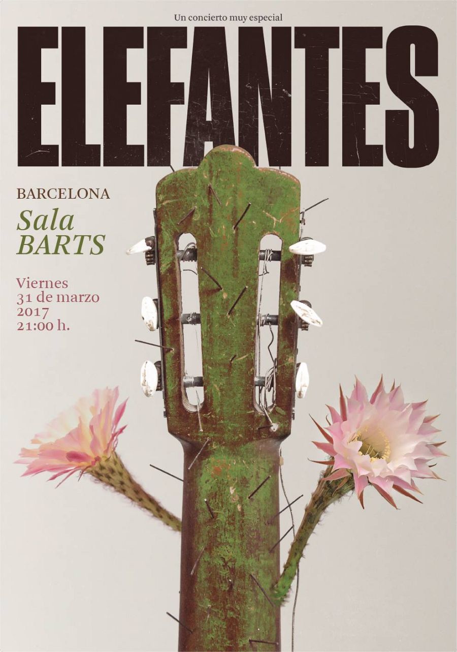 Divendres 31 de març, "Elefantes" tenen el recital a la Sala Barts