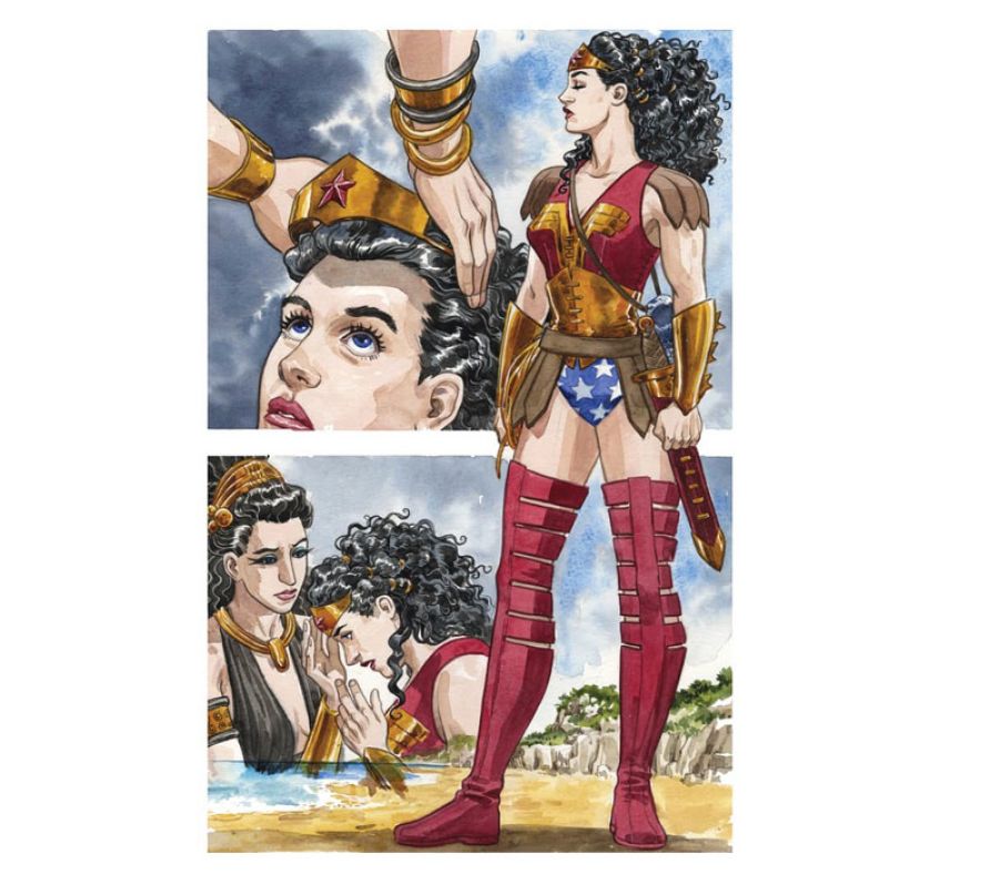 El uniforme de Wonder Woman diseñado por Jill Thompson