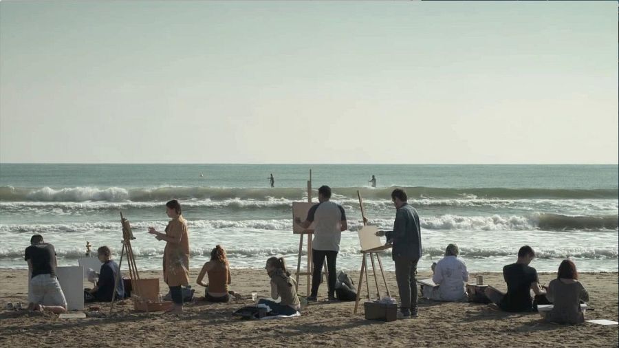 Un instante del documental "Los viajes de la luz": un retrato de Joaquín Sorolla
