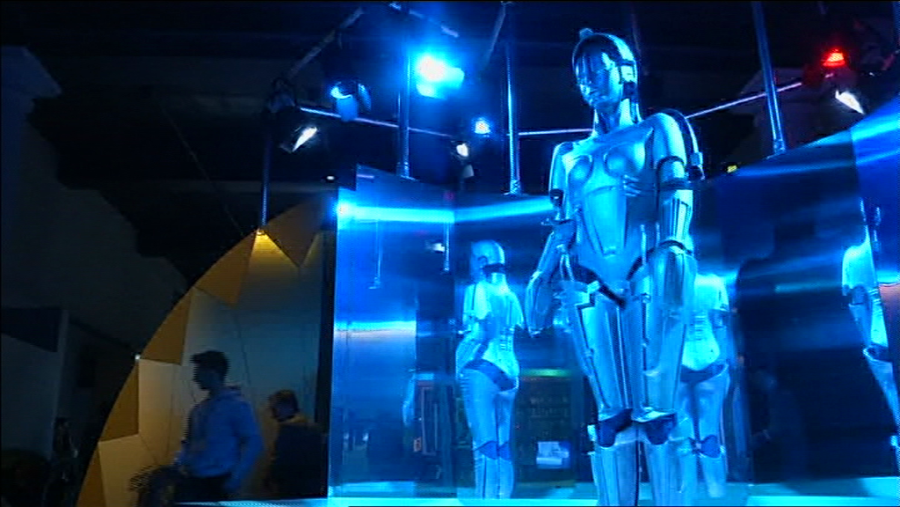 Robot creado para la película futurista "Metrópolis", del año 1927