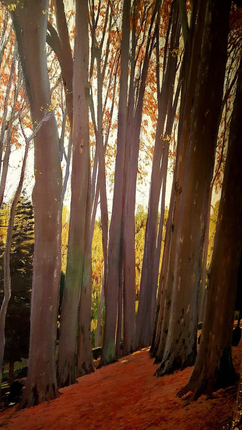 Un quadre de Santiago Rusiñol, a l'exposició  "Jardins d'Espanya"