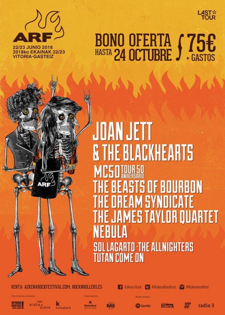 Así avanza el cartel de la edición 2018 del Festival Azkena