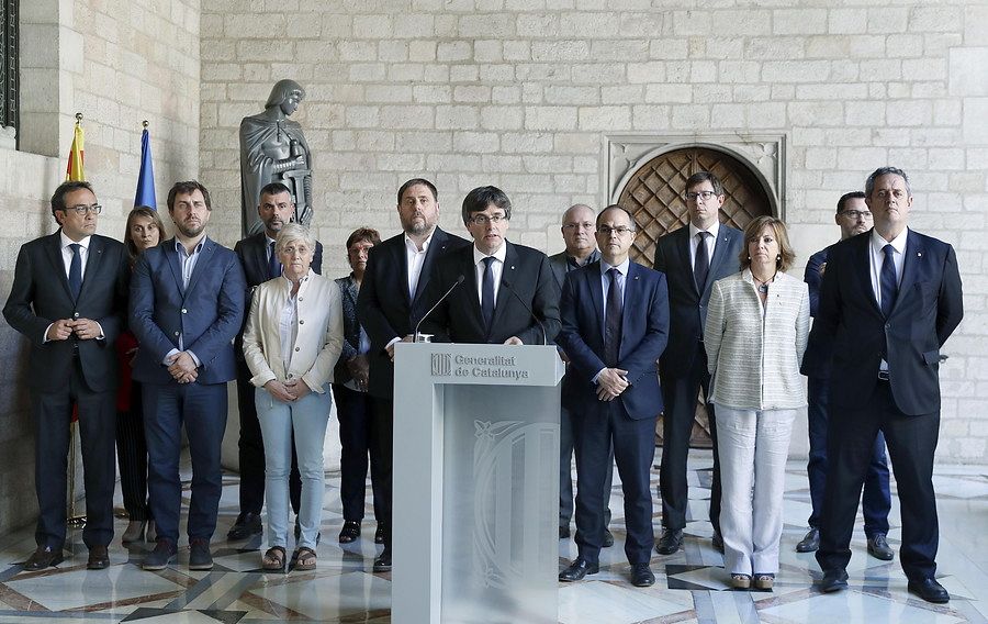 Declaración institucional del Govern