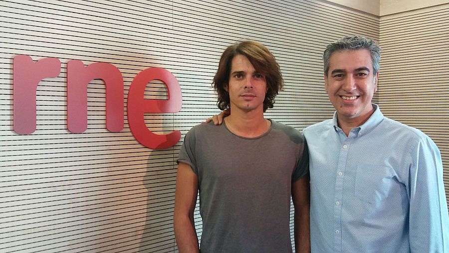 Arturo Martín entrevista a Javier Recio en la Casa de la Radio (Madrid)