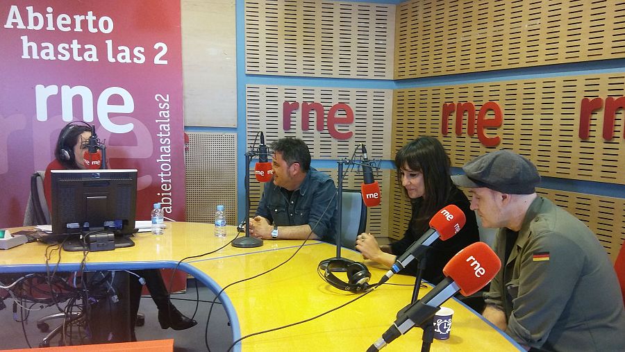 Un momento del programa, con Eva Amaral y Juan Aguirre