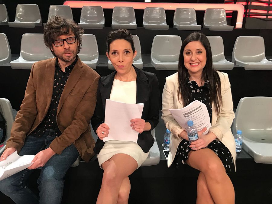 Judit Martín, Anna Gras i Toni González  col.laboradors de "Programa inesperat"