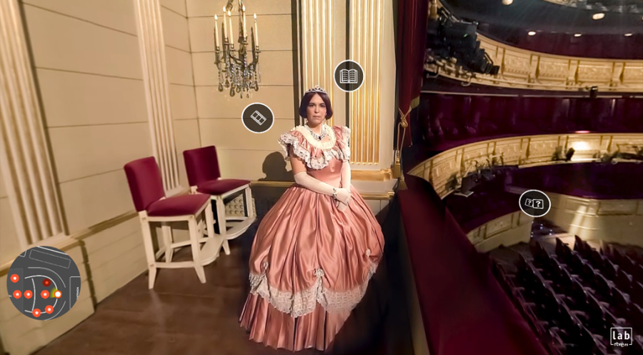 Isabel II inauguró el teatro real en 1850
