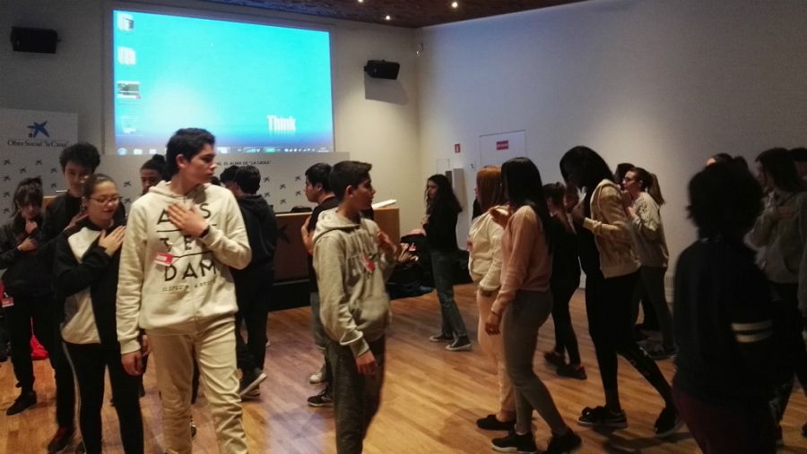 Taller del programa de Caixa Escena.