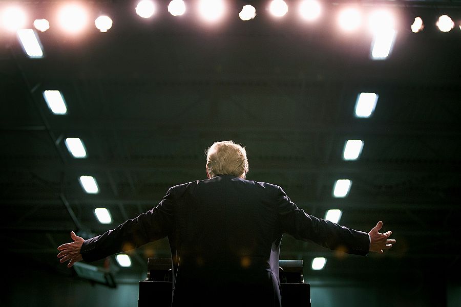 Mitin de Donald Trump en Warren, Michigan