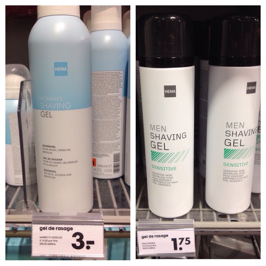 Gel de afeitar para hombre y para mujer