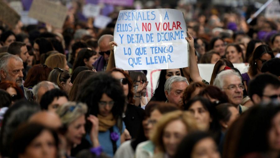 Manifestación contra la sentencia de "La Manada".