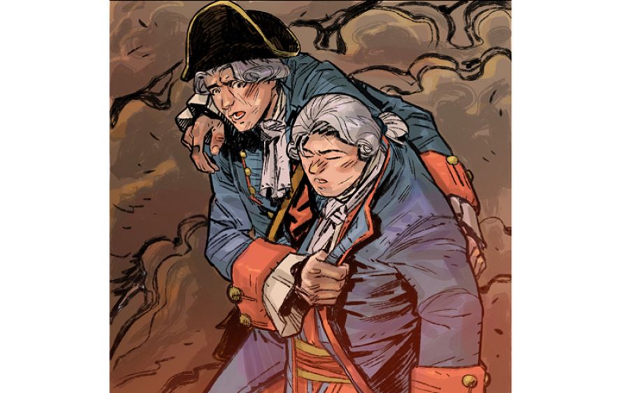 Viñeta de 'Blas de Lezo, el cómic'
