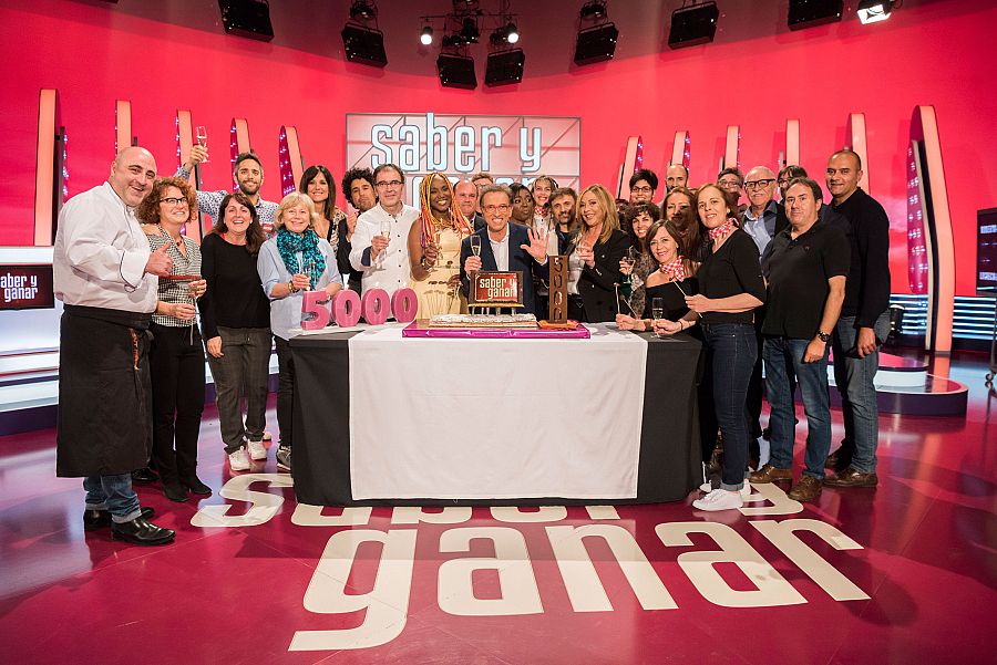 Todo el equipo del programa 5.000 de Saber y Ganar
