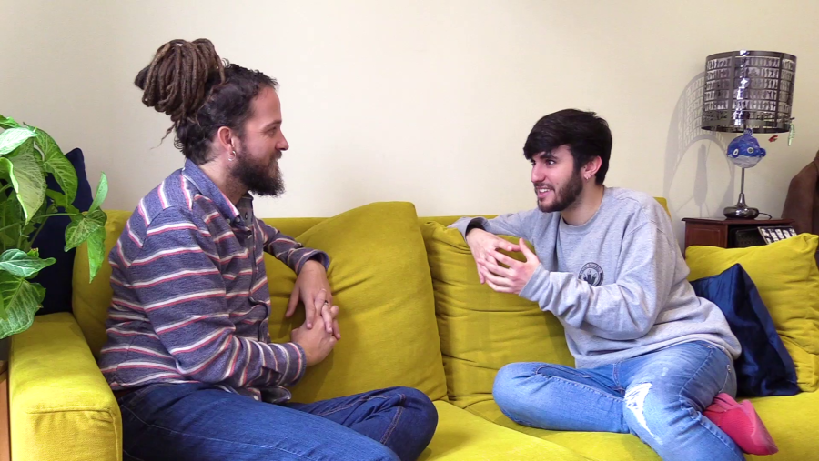 Coque Macho en el último programa de 'Surfeando sofás' con Jorge Sierra