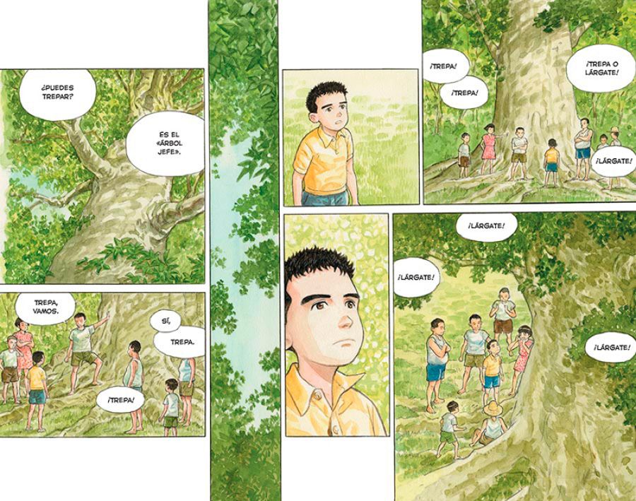 Página de 'El bosque milenario'