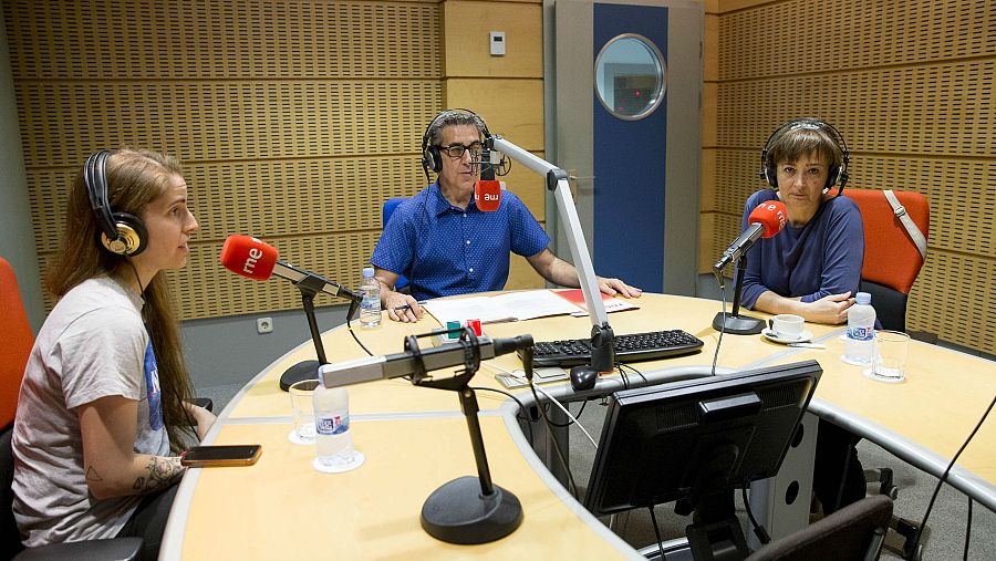 Cristina Luna y Luz Orihuela, en un momento del programa