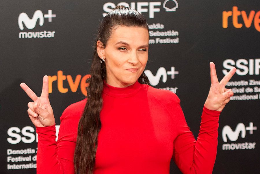 Juliette Binoche en el Festival de San Sebastián