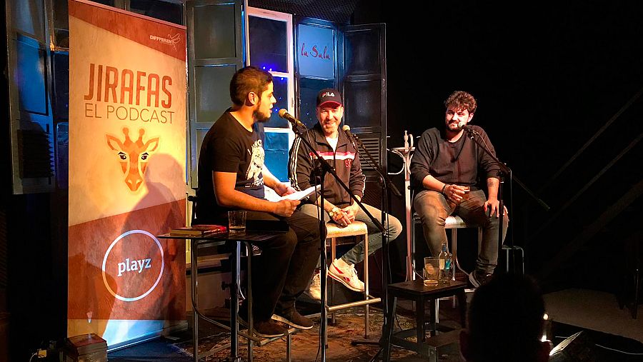David Sainz, 'Zatu' y Juan Amodeo en "Jirafas"