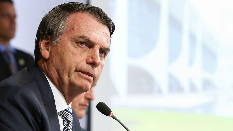 El presidente de Brasil, Jair Bolsonaro.