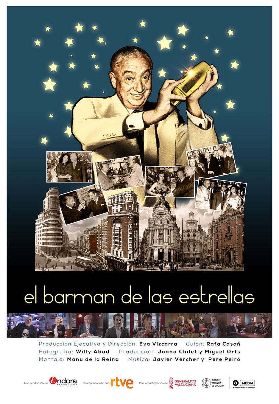 Cartel de "El barman de las estrellas"