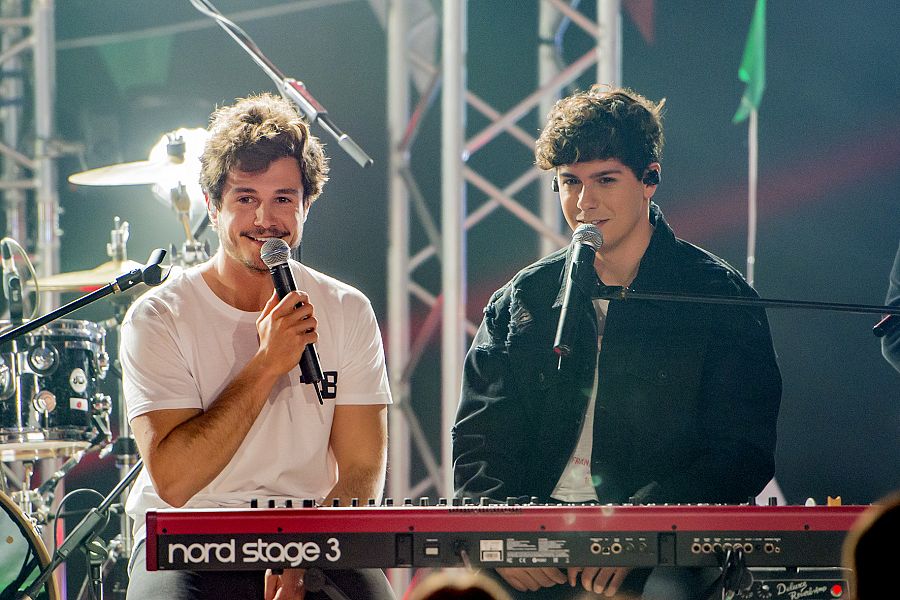 Miki y Alfred en el concierto 'Miki y amigos'