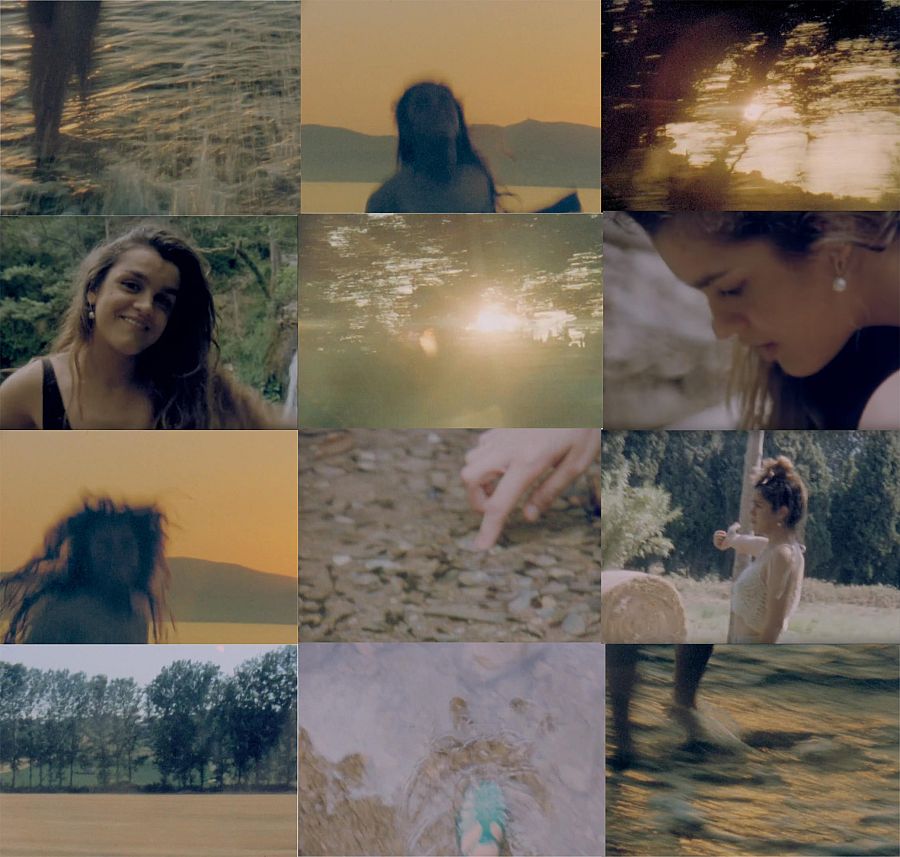 Imagenes de película casera que acompañan a la canción de Amaia, "Quedará en nuestra mente"