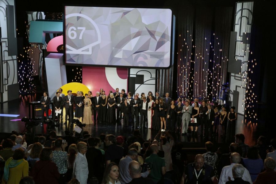 Los premiados en la gala de la 67 edición del Festival de San Sebastián