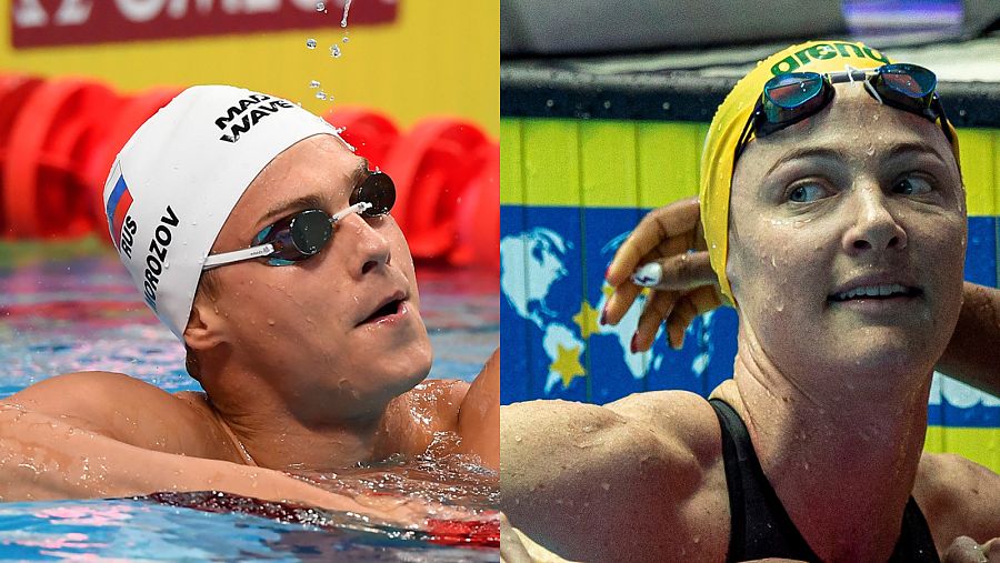 Morozov (i) y Campbell, en un fotomontaje