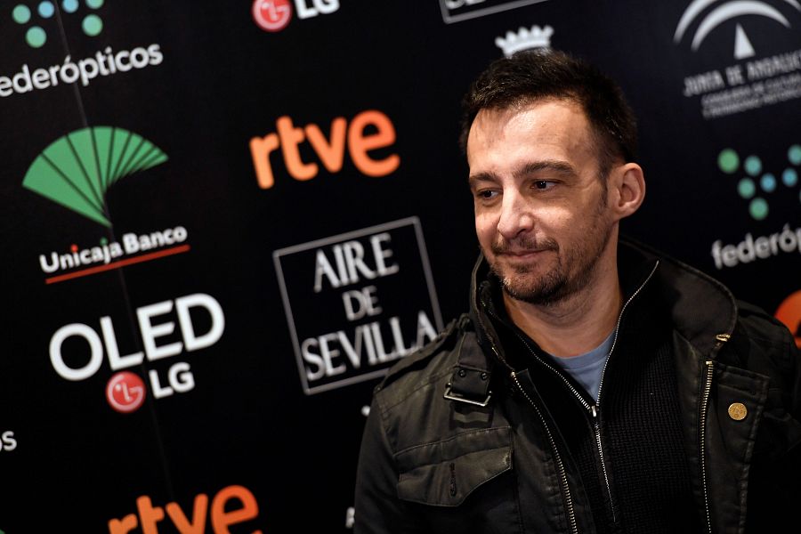 Alejandro Amenábar, en la Academia de Cine de Madrid.