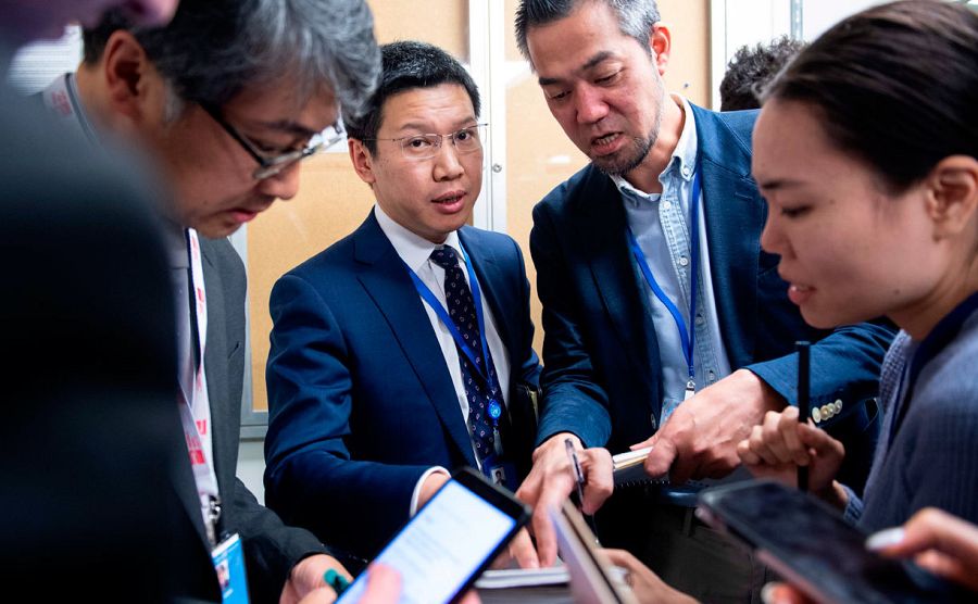 un diplomático de la misión china ante la ONU pidió la palabra para asegurar que el informe de la organización está lleno de "prejuicios" y "montajes"