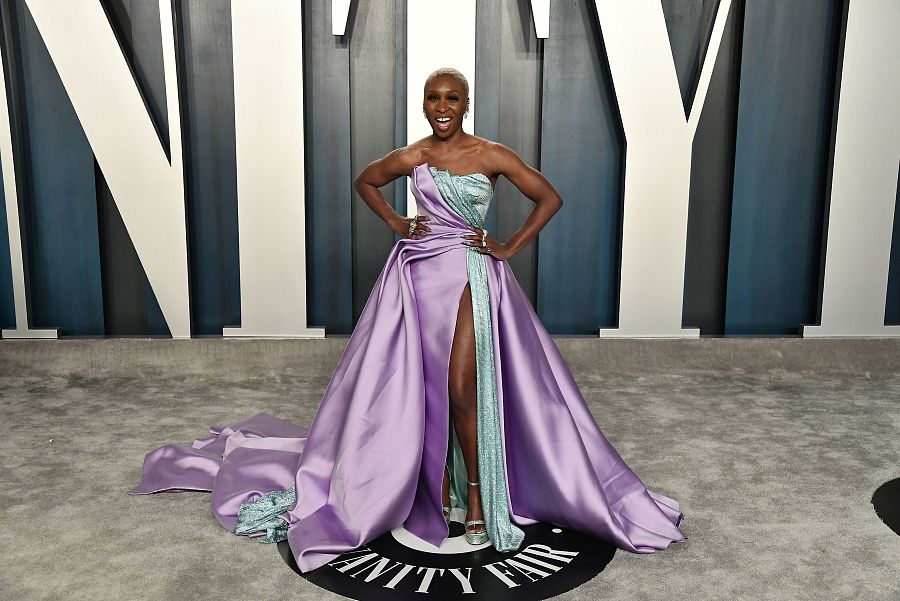 Cynthia Erivo en la fiesta Vanity Fair de los Oscar 2020