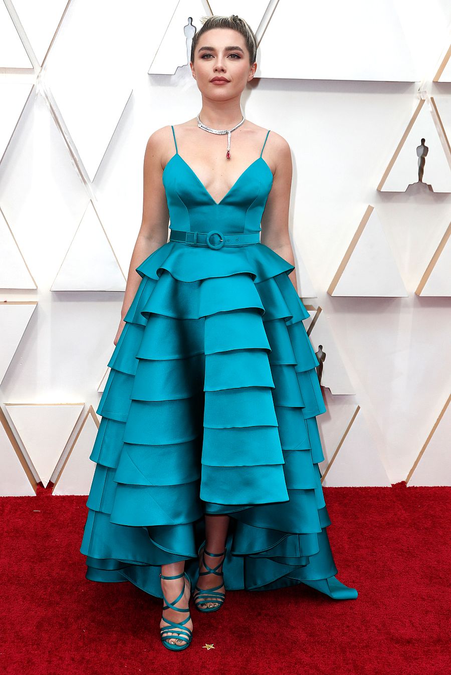 Florence Pugh en la ceremonia de entrega de los Premios Oscar