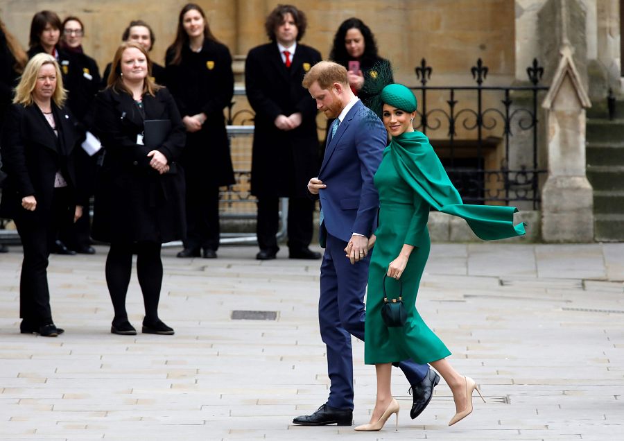Meghan Markle ha escogido un "look" verde para los actos de celebración de la Commonwealth