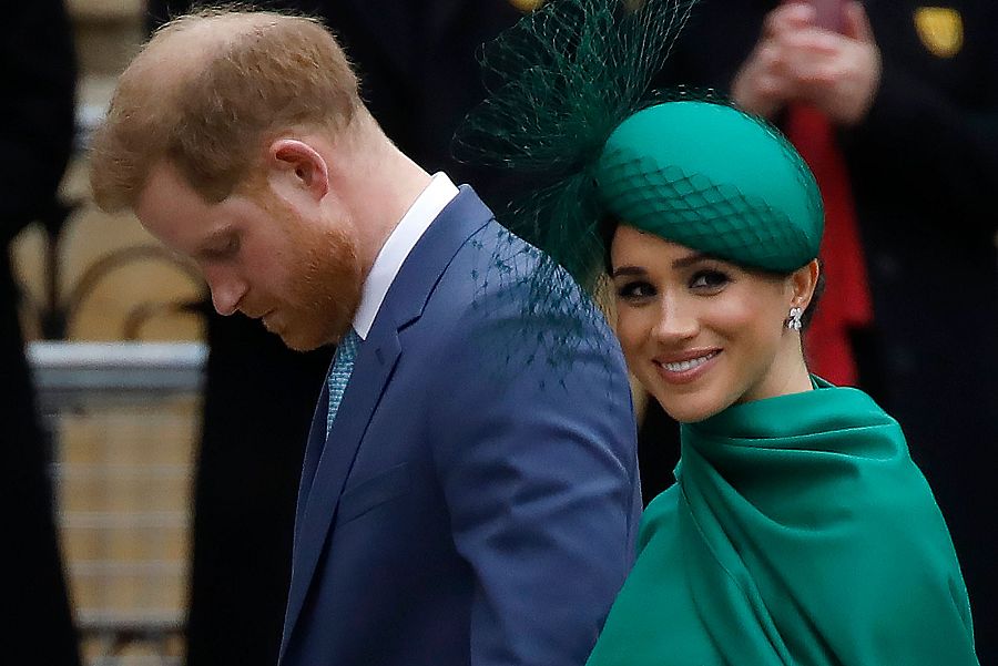 Los duques de Sussex han acudido junto a la familia real británica a los actos del día de la Commonwealth.