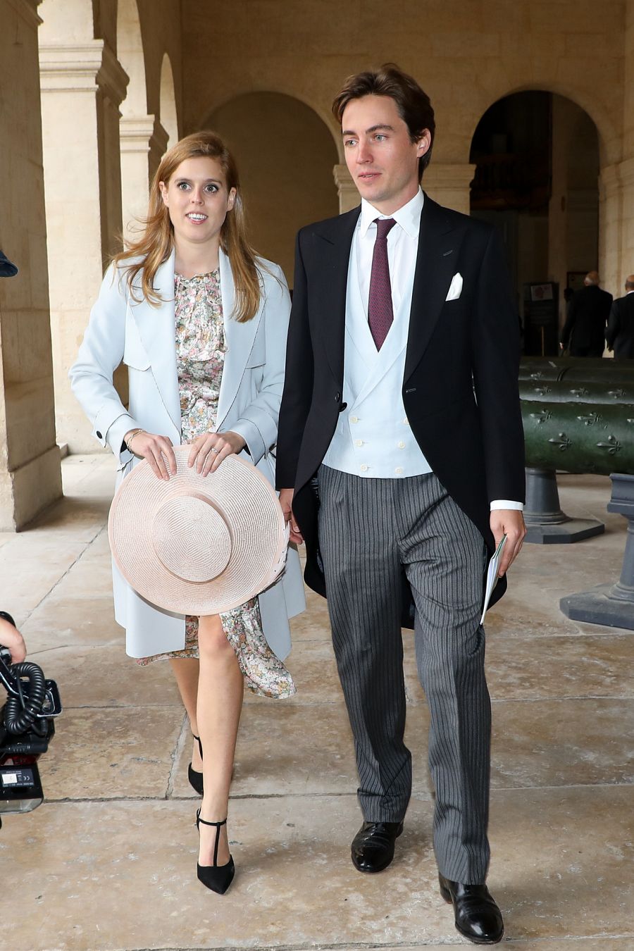 Beatriz de York con Edoraro Mapelli en una boda en pasado octubre