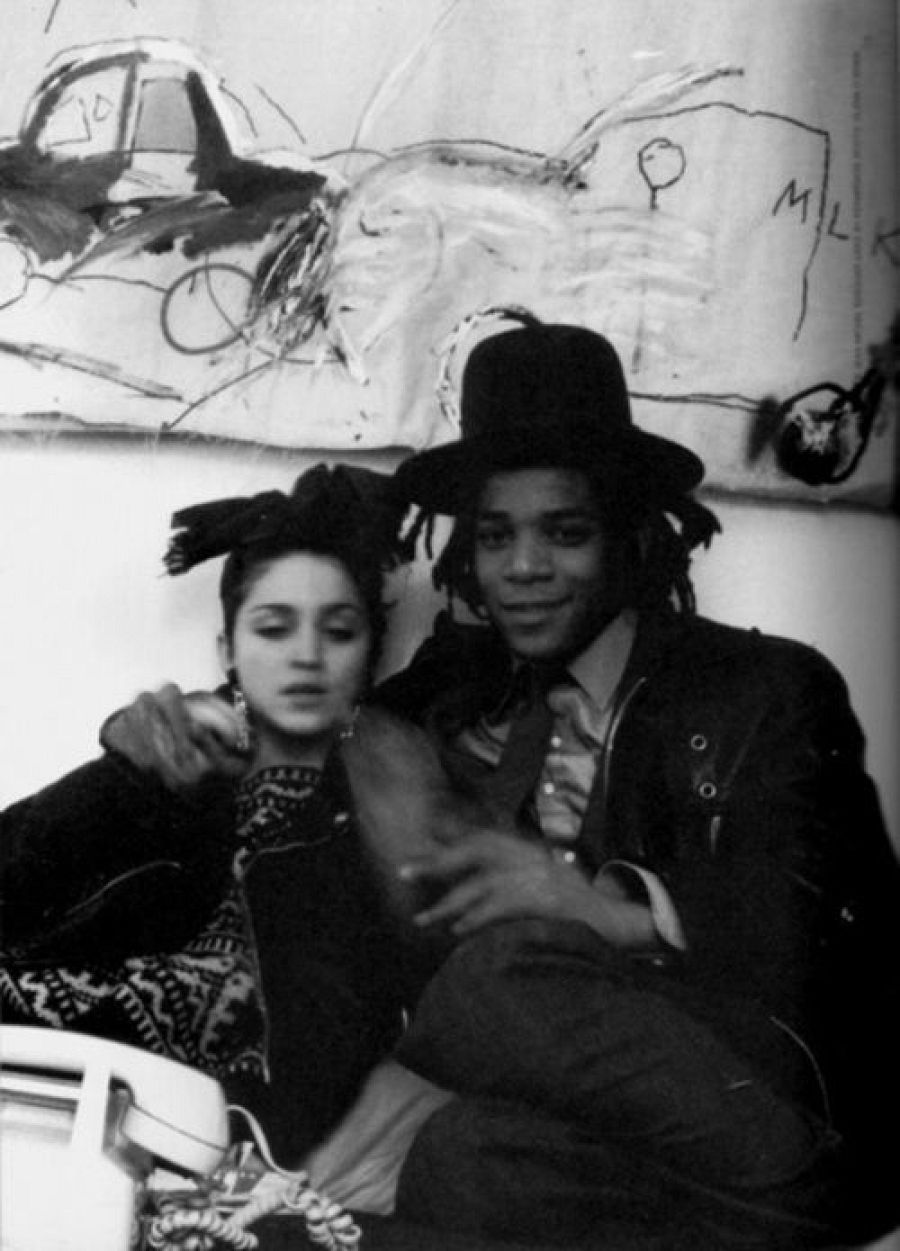 Madonna junto a Jean-Michel Bas