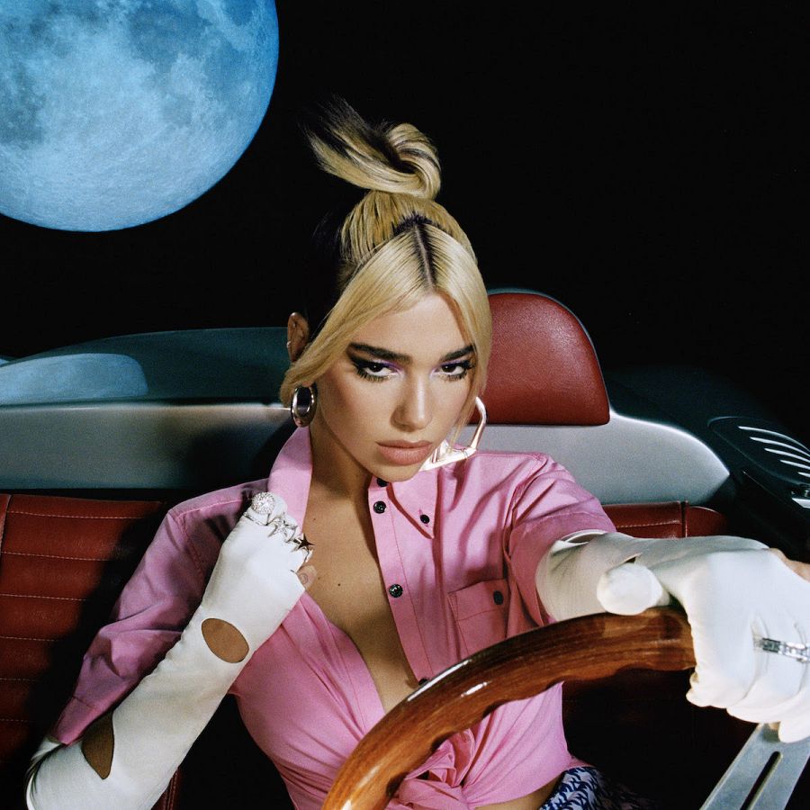 Dua Lipa en la portada de su álbum, 'Future Nostalgia'
