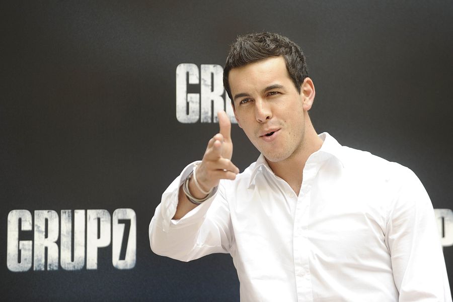 Mario Casas en la presentación de "Grupo 7" en Madrid