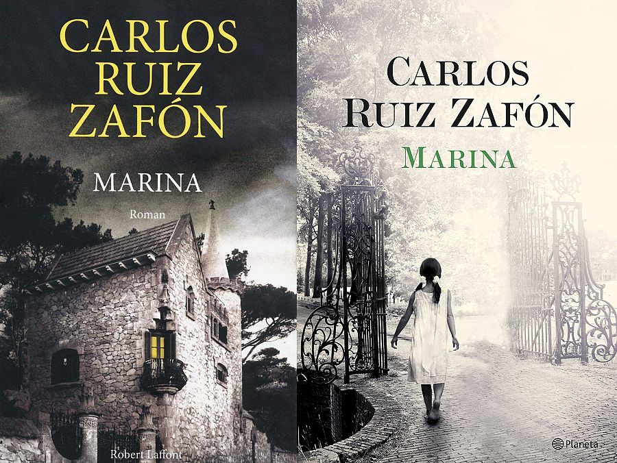 Las dos portadas de Marina, de Carlos Ruiz Zafón
