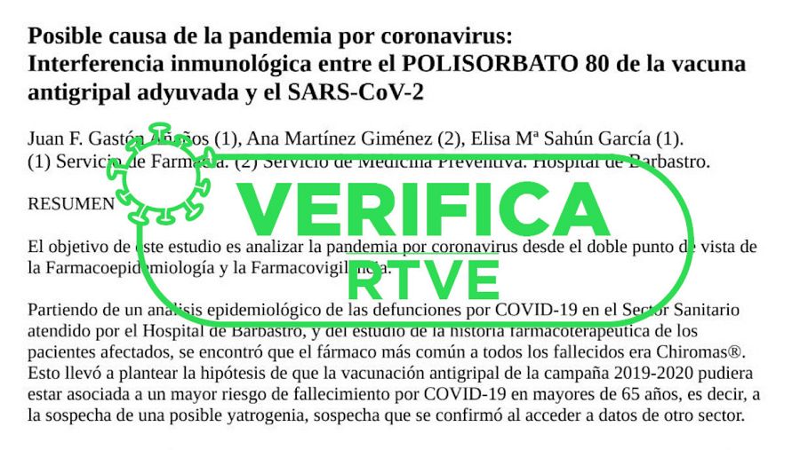 Captura del estudio que no ha pasado una revisión externa por pares ni ha sido publicado en ninguna revista académica de calidad reconocida.