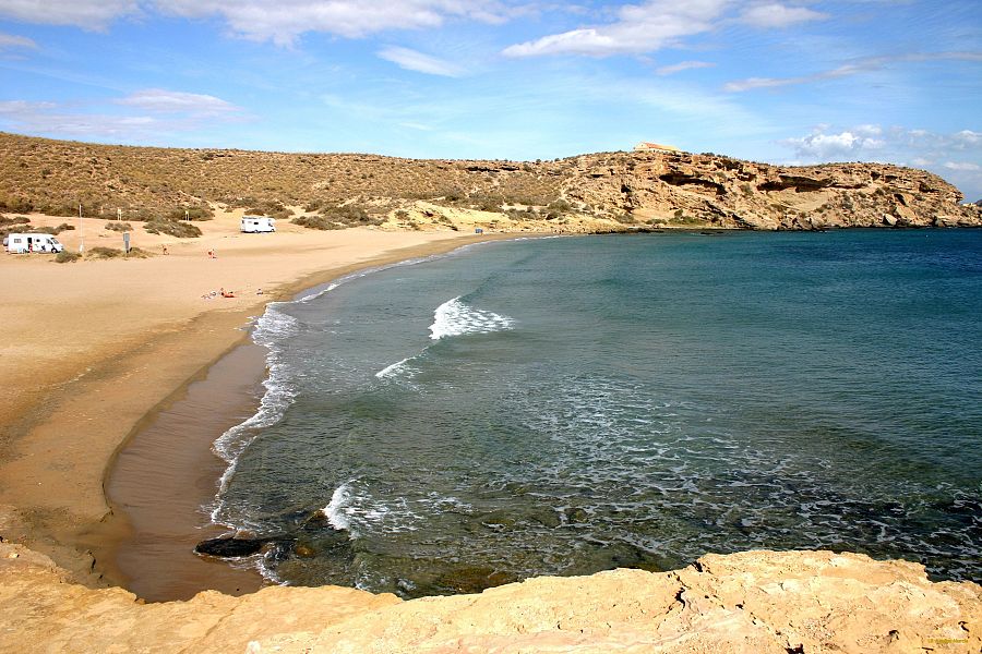 Playa de La Carolina, Las Águilas, Murcia