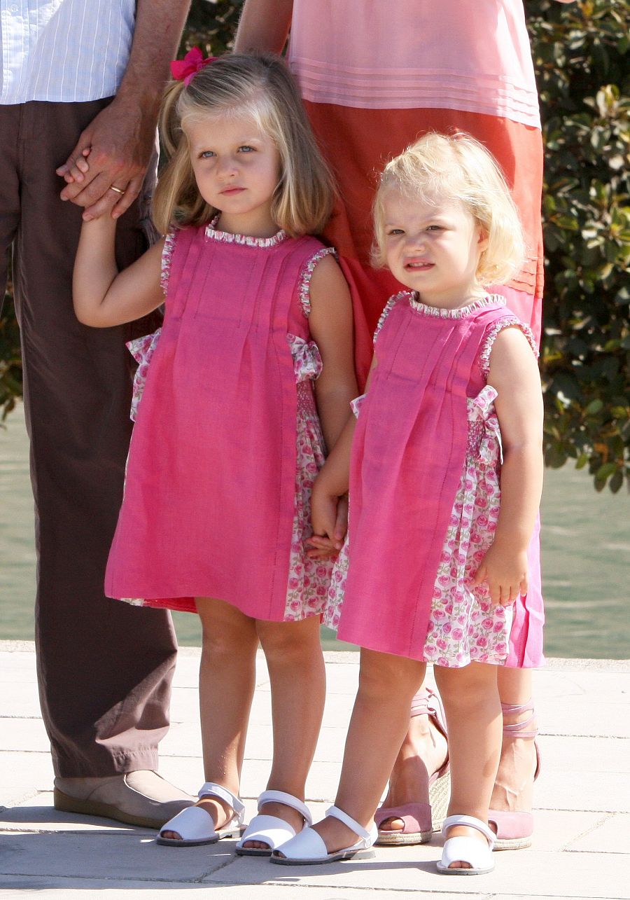 La princesa Leonor y la infanta Sofía, juntas en Mallorca en 2009