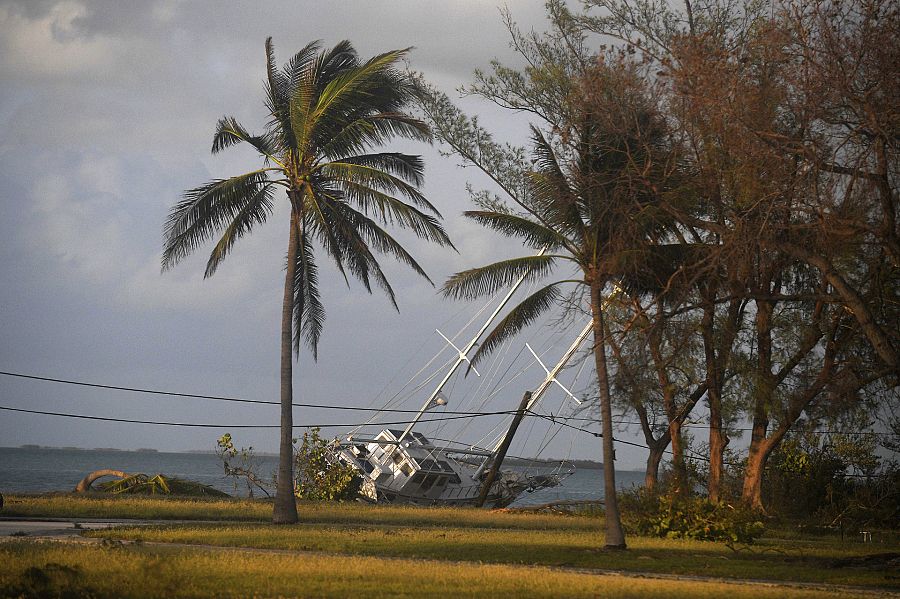 Estragos del huracán Irma en 2017