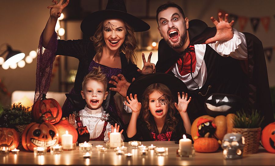 Fiesta de disfraces de Halloween