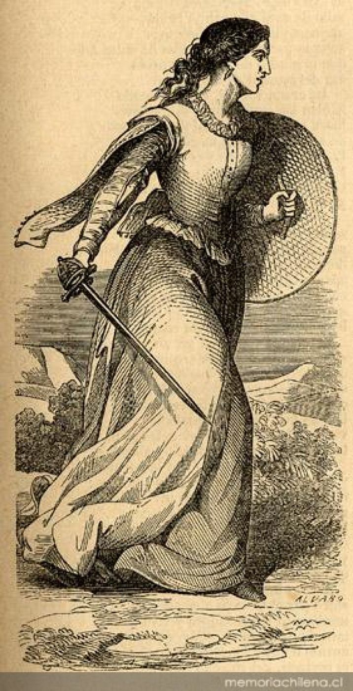 Ilustraciones de 'La Araucana', de Alonso de Ercilla, cedidas para la edición de 'Inés del alma mía' de Isabel Allende