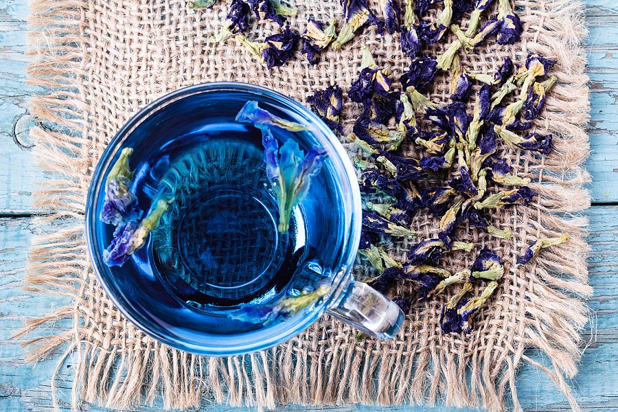 ¿Cuáles son las propiedades del té azul?